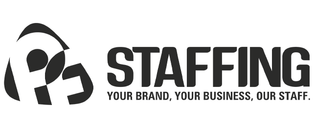 PF Staffing logo featured as a valued client of Gutierrez y Asociados, specializing in legal advocacy.