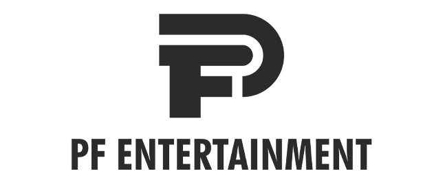 PF Entertainment logo featured as a valued client of Gutierrez y Asociados, trusted legal advocates.